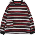 Ladies Autumn/Winter Retro Striped Sweater image 5