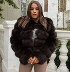 Ladies Fox Fur European Street Coat image 1