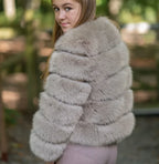 Ladies Fox Fur European Street Coat image 6
