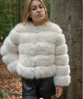 Ladies Fox Fur European Street Coat image 7