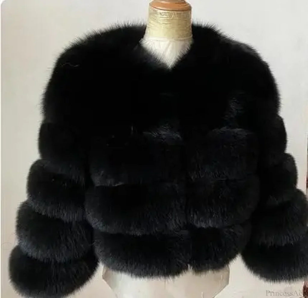 Ladies Fox Fur European Street Coat image 8