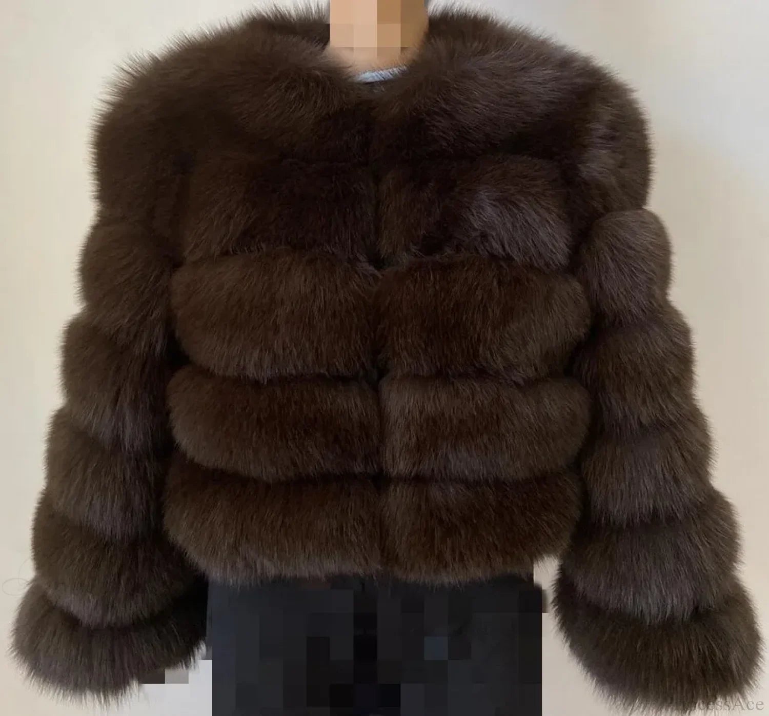 Ladies Fox Fur European Street Coat image 9