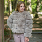 Ladies Fox Fur European Street Coat image 5