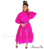 Ladies Long Solid Color Casual Dress image 6