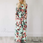 Ladies White Maxi Evening Party Dress image 2