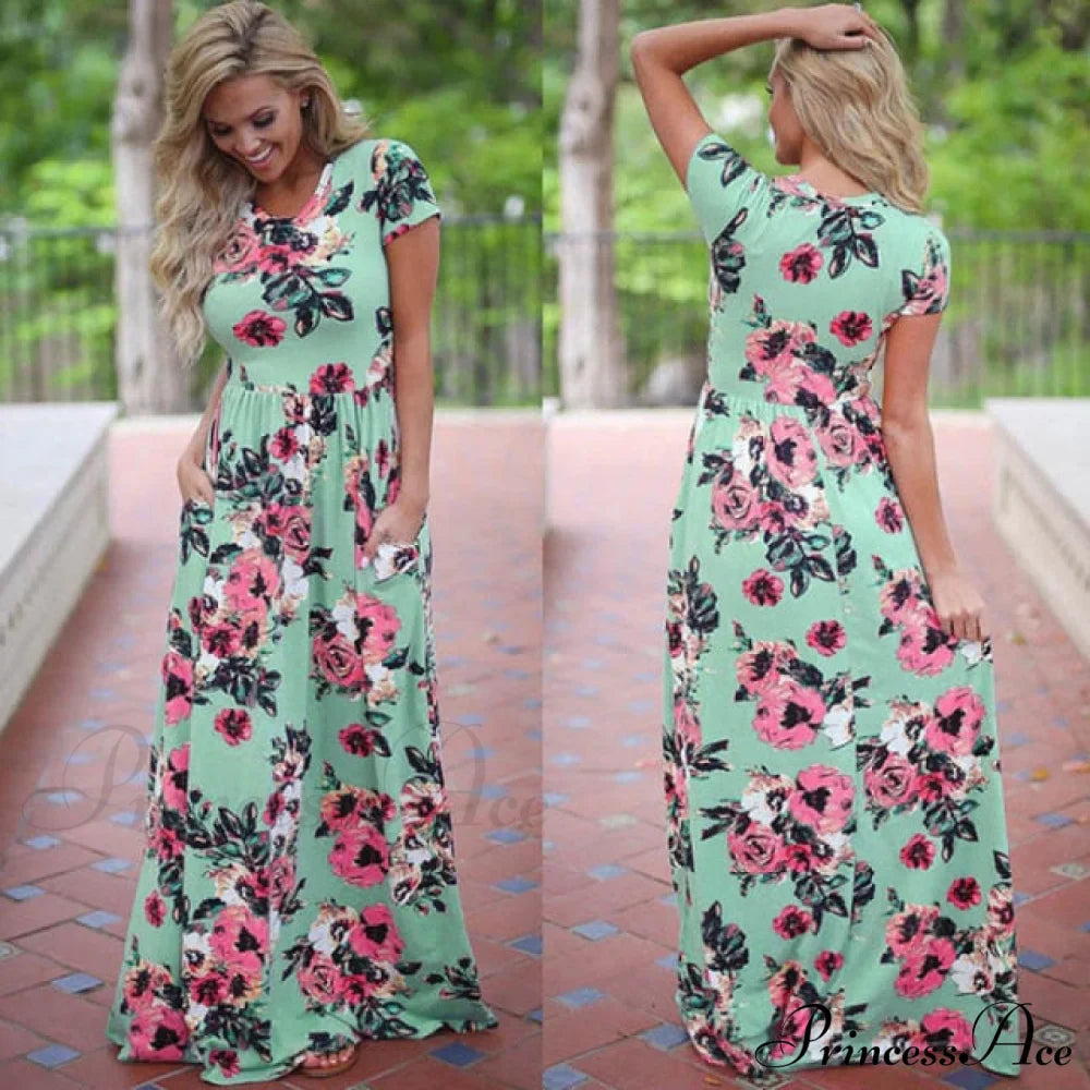 Ladies White Maxi Evening Party Dress image 3