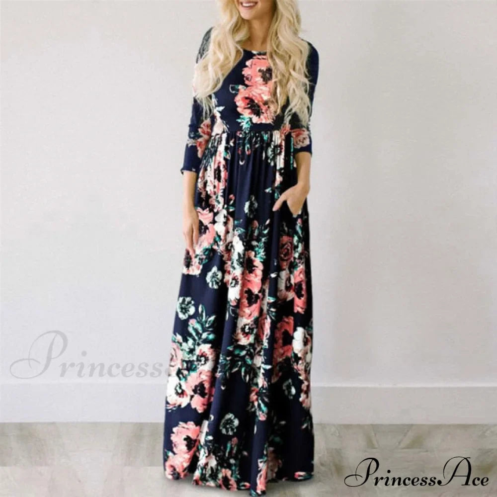 Ladies White Maxi Evening Party Dress image 6