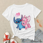 Lady Cute Print T-shirts image 22