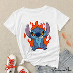 Lady Cute Print T-shirts image 4