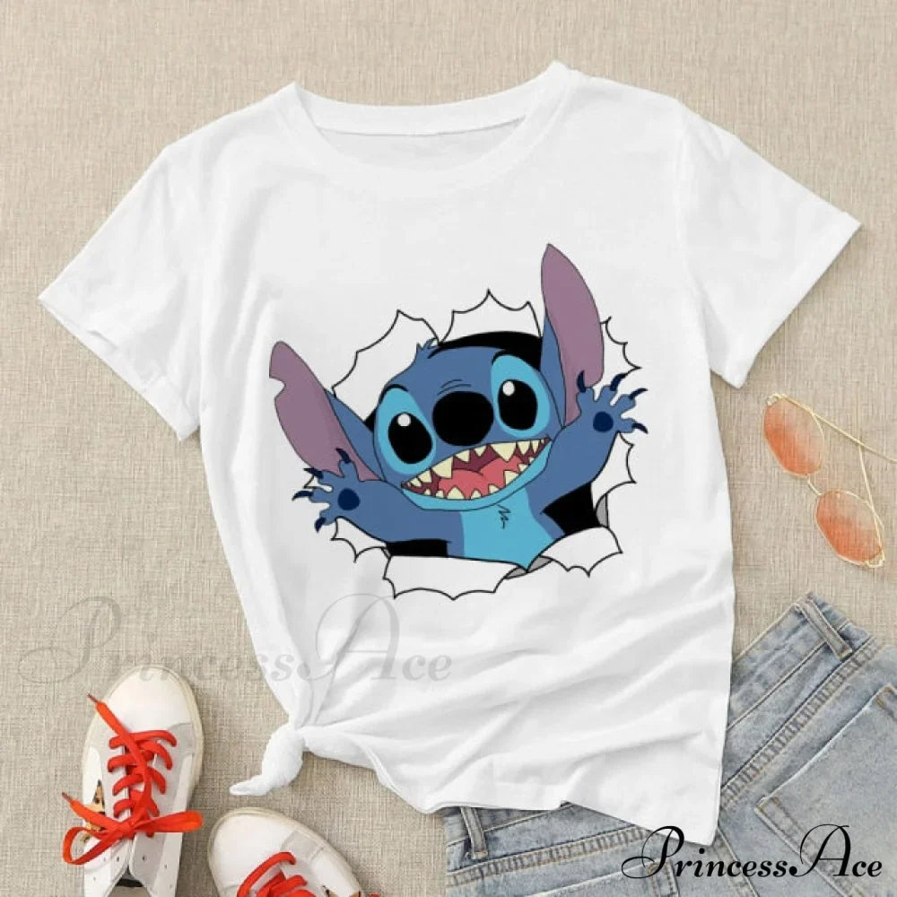 Lady Cute Print T-shirts image 23