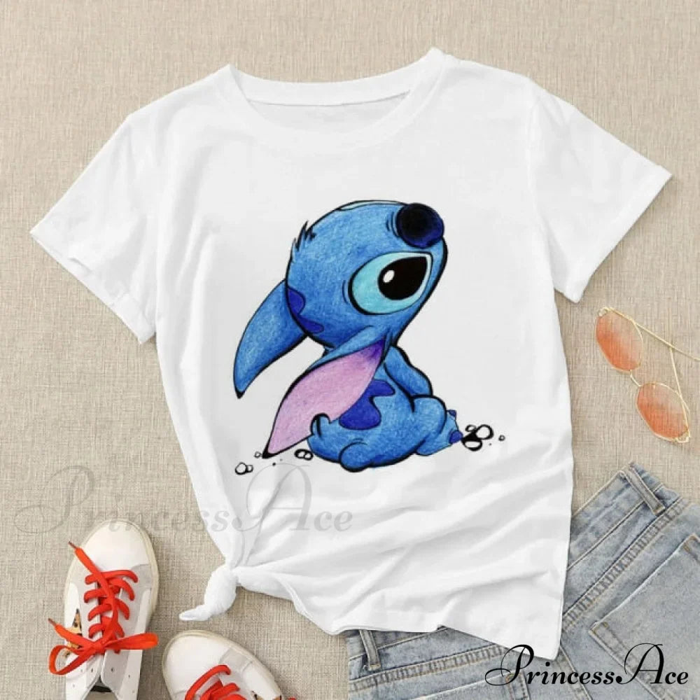 Lady Cute Print T-shirts image 24