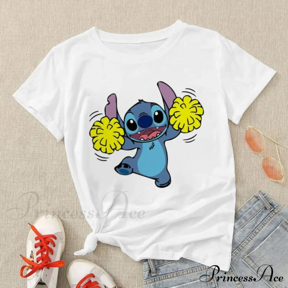 Lady Cute Print T-shirts image 13