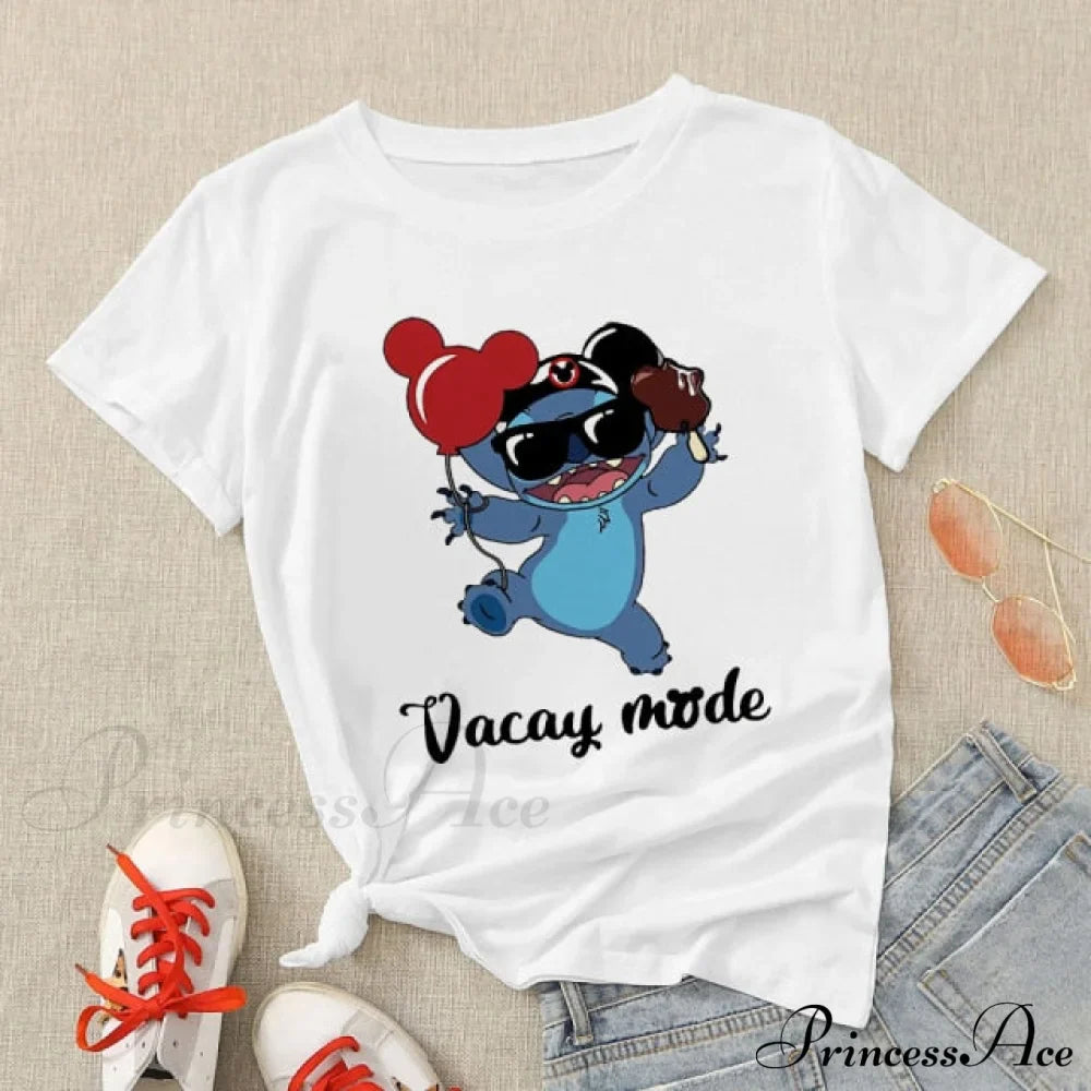 Lady Cute Print T-shirts image 27