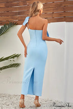 Lakelynn Ruffle Stylish Blue Maxi Dress image 5