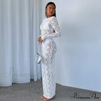 Lantern Sleeve V-neck Maxi Dress image 6