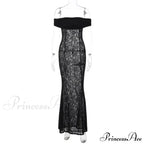 Lantern Sleeve V-neck Trumpet Maxi Dress image 6