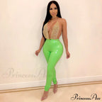 Latex Faux PU Leather Pants image 9