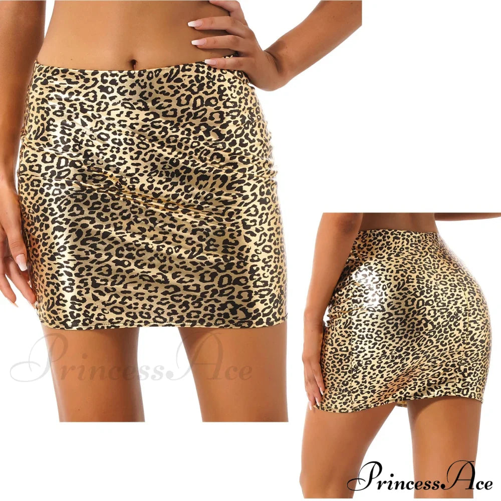 Latex Patent Leather Miniskirt image 13