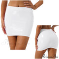 Latex Patent Leather Miniskirt image 5