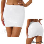 Latex Patent Leather Miniskirt image 5
