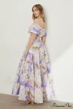 Lavander Maxi Stylish Boho Dress image 6