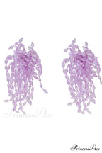 Lavender Elegant Diamond Earrings image 11