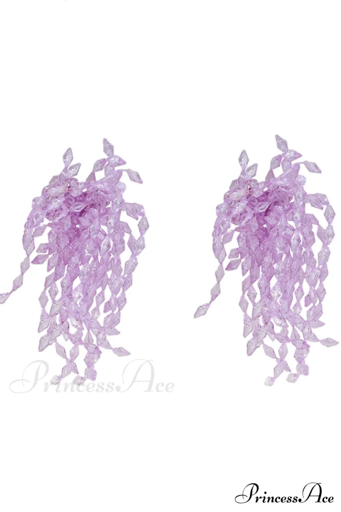 Lavender Elegant Diamond Earrings image 10