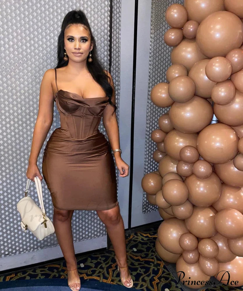 Layer of Gown Satin Evening Club Women Celebrity Double House for - Bodycon Cb Dress image 28