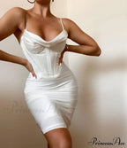 Layer of Gown Satin Evening Club Women Celebrity Double House for - Bodycon Cb Dress image 26