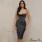 Layer of Gown Satin Evening Club Women Celebrity Double House for - Bodycon Cb Dress image 7