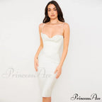 Layer of Gown Satin Evening Club Women Celebrity Double House for - Bodycon Cb Dress image 8