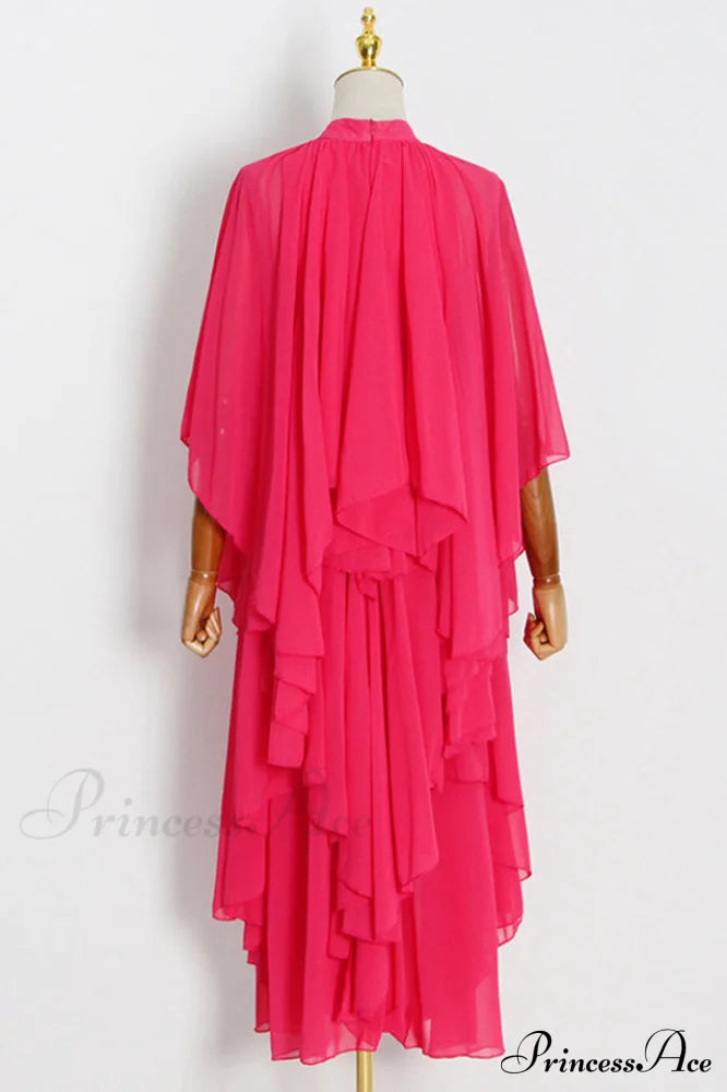 Layered Elegant Silk-Georgette Gown image 6