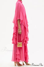 Layered Elegant Silk-Georgette Gown image 2