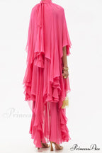 Layered Elegant Silk-Georgette Gown image 3