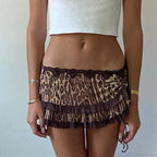 Layered Ruffles A-Line Skirt image 4