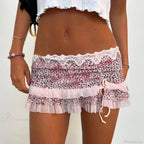Layered Ruffles A-Line Skirt image 1