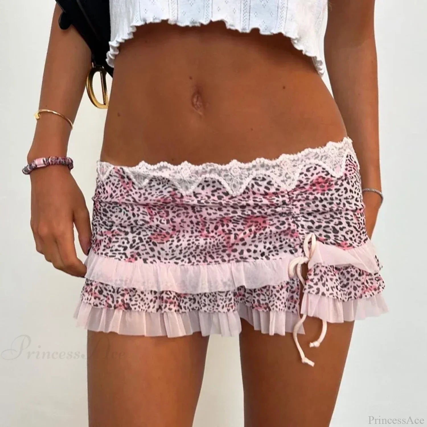 Layered Ruffles A-Line Skirt image 1