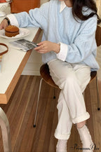 Lazy Style Candy-Colored Cable-Knit Sweater image 12