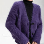 Lazy Thick Long Sleeve Feminine Cardigan image 1
