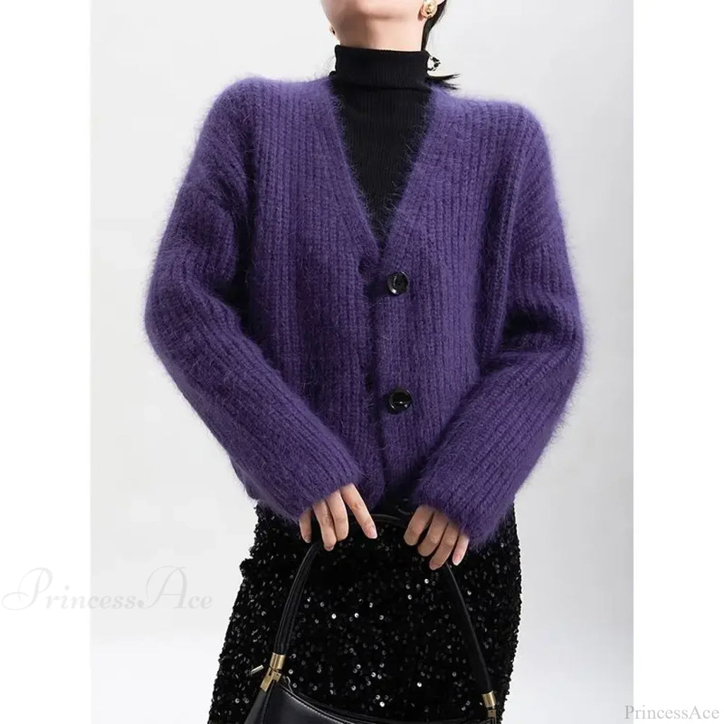 Lazy Thick Long Sleeve Feminine Cardigan image 3