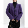 Lazy Thick Long Sleeve Feminine Cardigan image 3