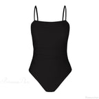 Leaf Print Shirred Square Neck One Piece Set image 2