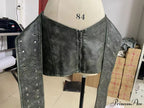 Leather Belted Wrap Charming Micro Mini Skirt image 4