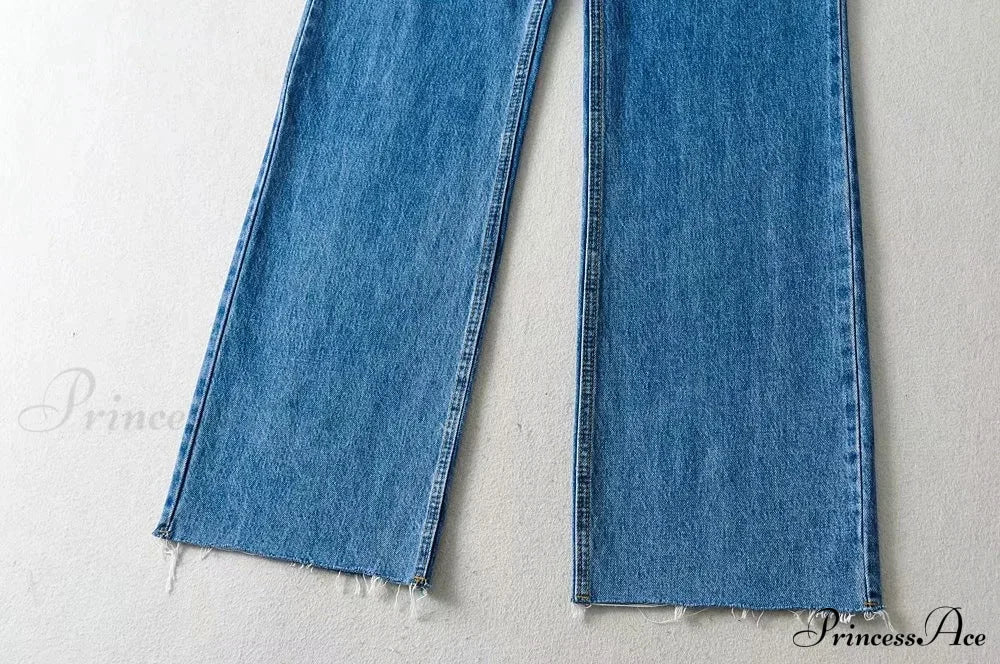 Leg Straight Denim Casual Fashion Women's - Baggy Jeans High Waist Fit image 13