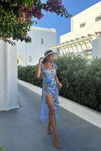 Lemon Floral Sling Sarong Two Piece Set image 3