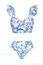 Lemon Floral Sling Sarong Two Piece Set image 5