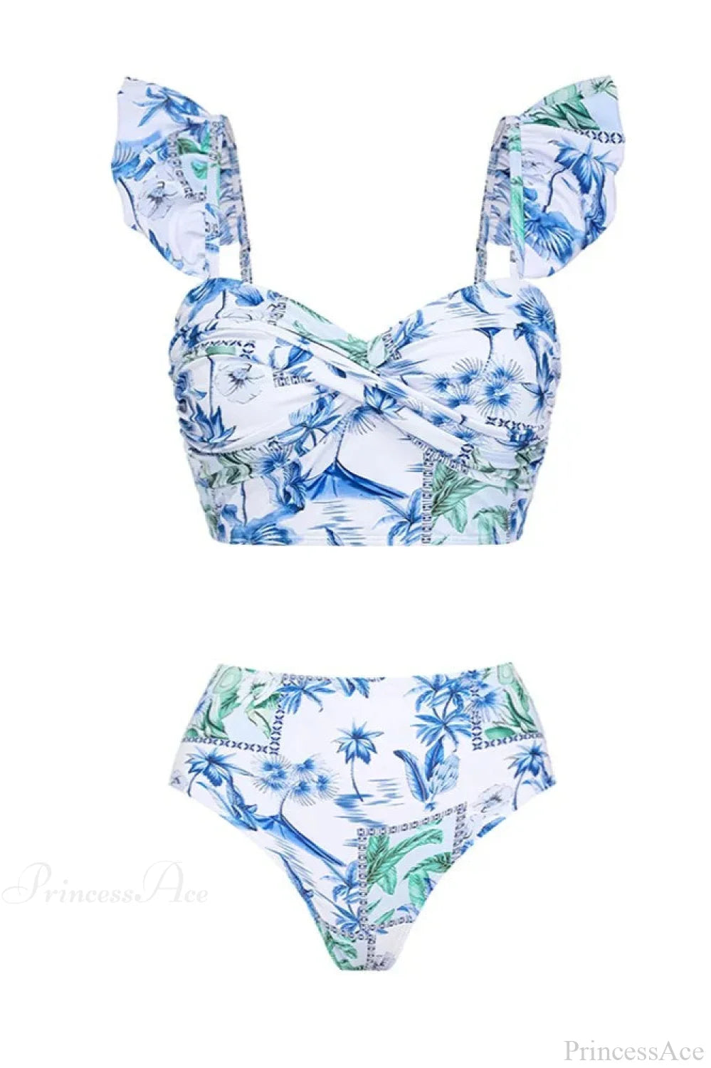 Lemon Floral Sling Sarong Two Piece Set image 5