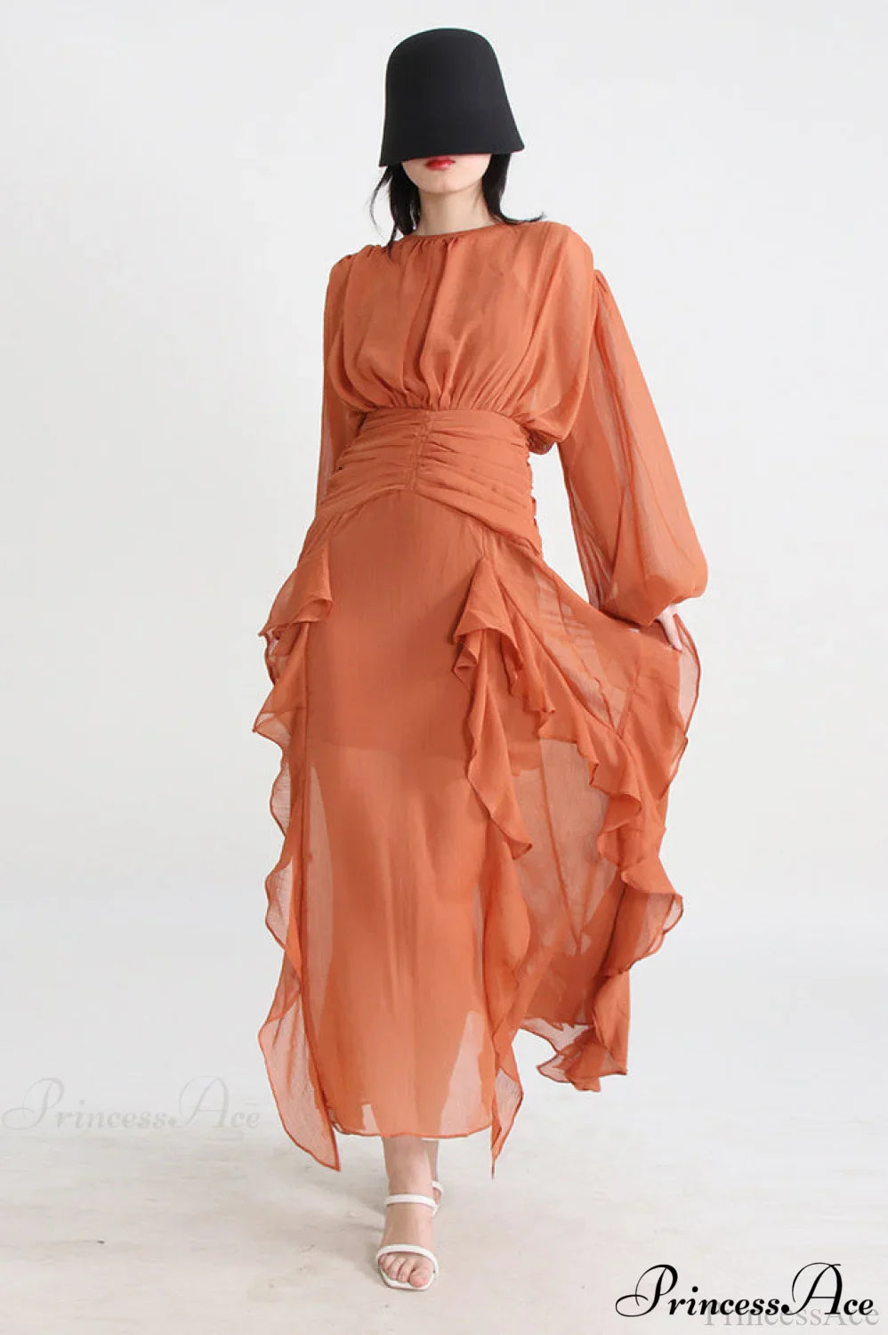 Leonie Ballon Stylish Sleeve Maxi Dress image 2
