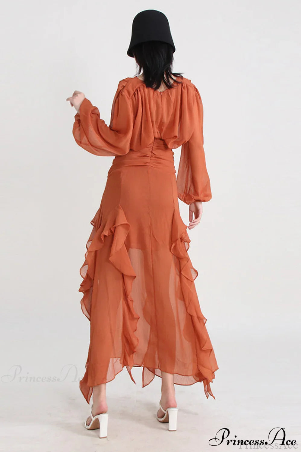 Leonie Ballon Stylish Sleeve Maxi Dress image 4