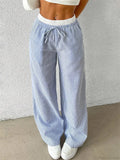 Leopard Drawstring Elastic Waist Loose Winter Pant image 1